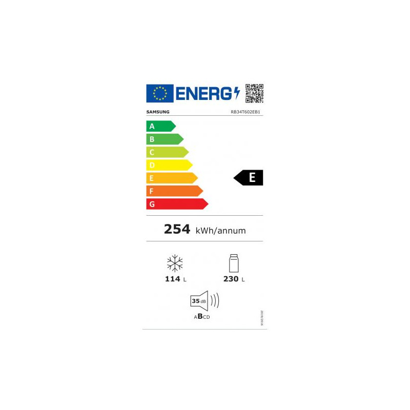 Réfrigérateur congélateur SAMSUNG RB34T602EB1