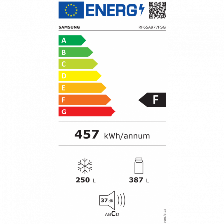 Réfrigérateur congélateur SAMSUNG RF65A977FSG