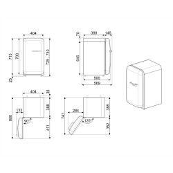 Réfrigérateur SMEG FAB5LSV5