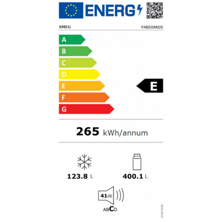 Réfrigérateur congélateur SMEG FAB50RRD5