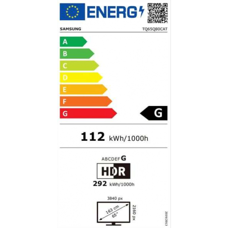 Télévision SAMSUNG TQ65Q80C