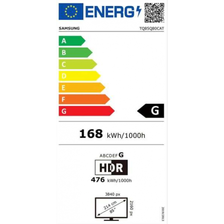 Télévision SAMSUNG TQ85Q80C