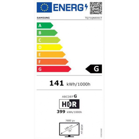 Télévision SAMSUNG TQ75QN800C