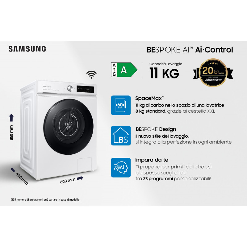 Lave Linge SAMSUNG WW11BB704DGW