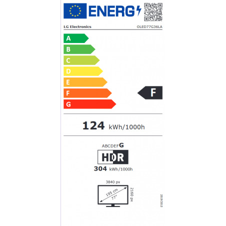 Télévision LG OLED77G36LA