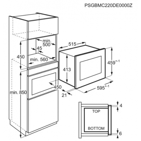 Micro ondes AEG MSB2548C-M