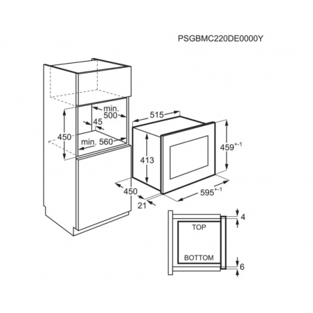 Micro ondes AEG MSB2548C-M