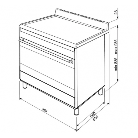 Cuisinière SMEG BG91PX2