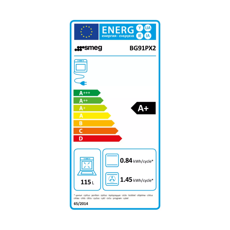 Cuisinière SMEG BG91PX2