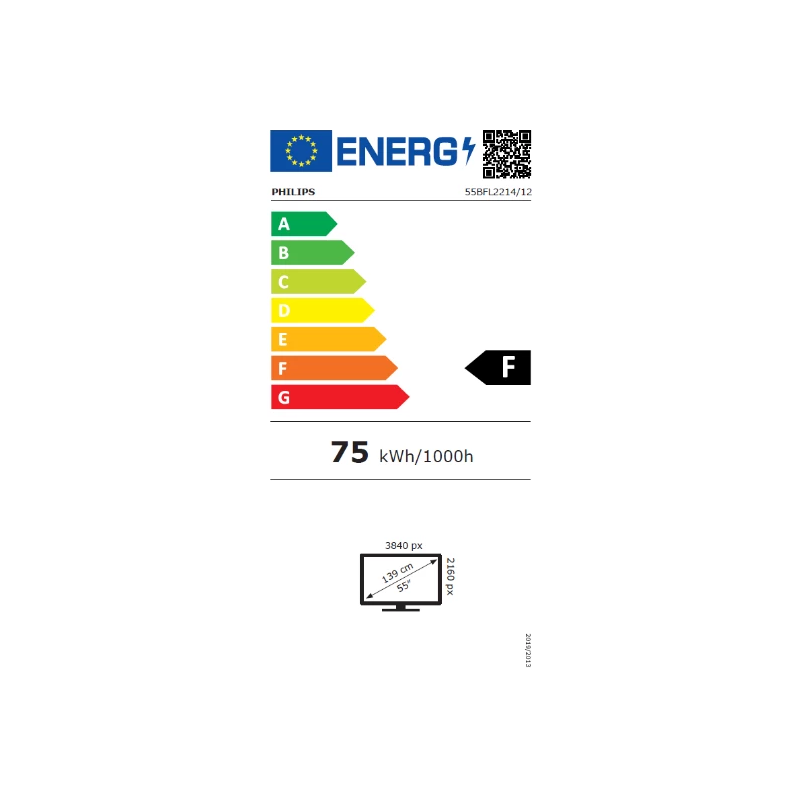 Écran hôtel PHILIPS 55BFL2214/12