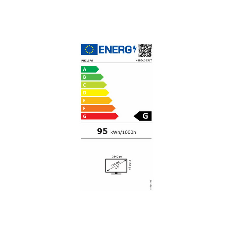 Écran tactile PHILIPS 43BDL3651T