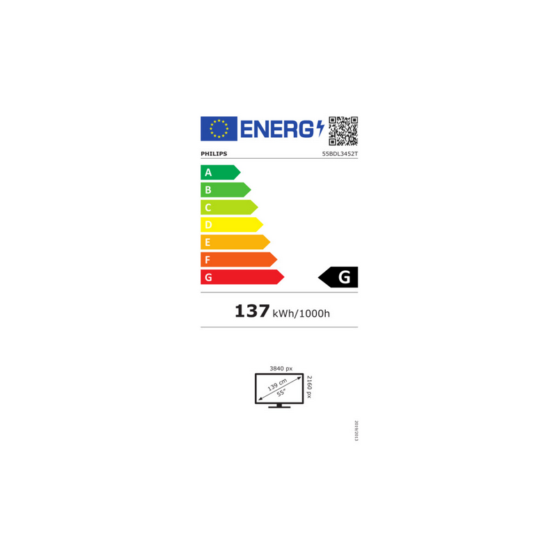 Écran tactile PHILIPS 55BDL3452T