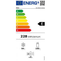 Réfrigérateur congélateur MIELE KD4052EEL