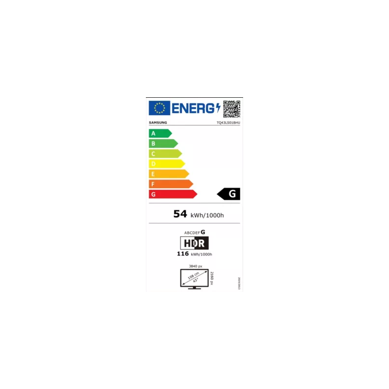 Télévision SAMSUNG TQ43LS01BHUXXC