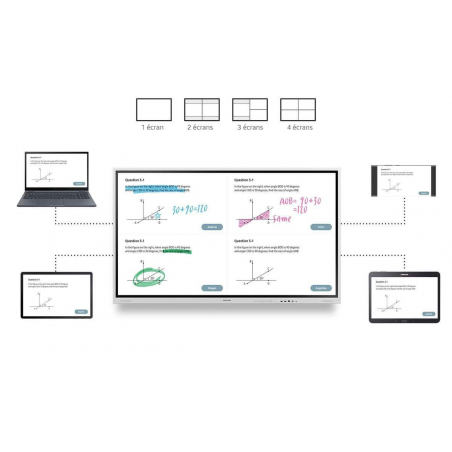 Écran tactile SAMSUNG LH85WMBWLGCXEN