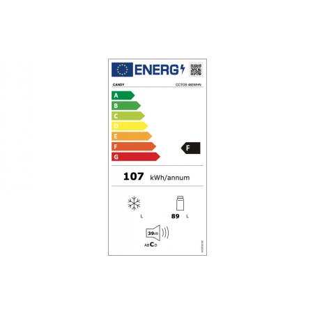 Réfrigérateur Une Porte CANDY CCTOS482WHN