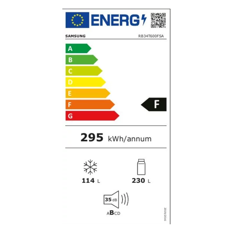 Réfrigérateur congélateur SAMSUNG RB34T600FSA