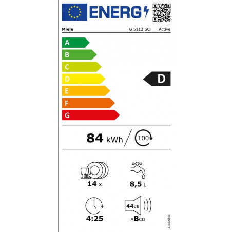 Lave Vaisselle MIELE G5112SCIIN