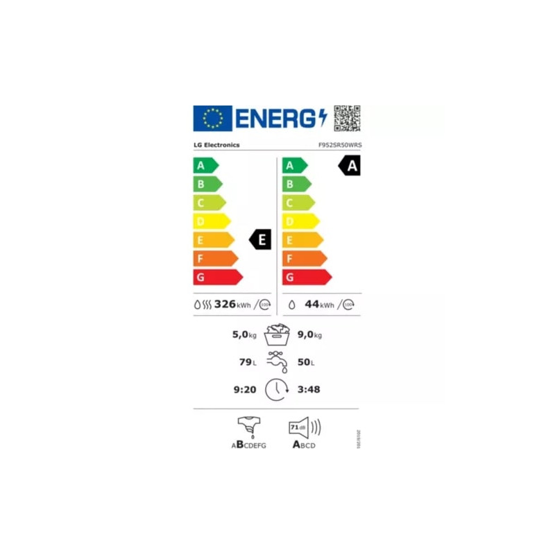 Lave Linge LG F952SR50WRS