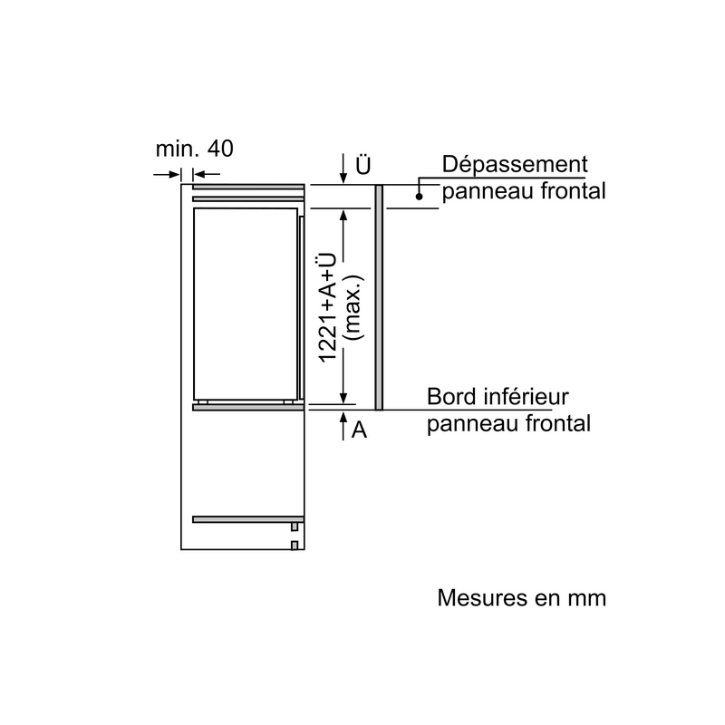 Réfrigérateur Une Porte SIEMENS KI41REDD1