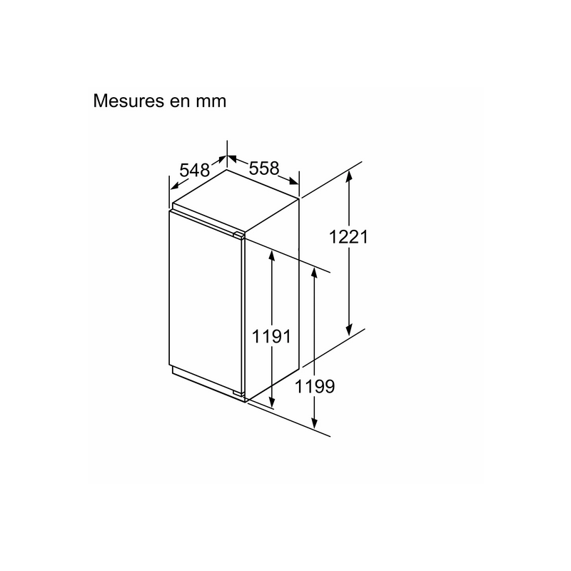 Réfrigérateur Une Porte SIEMENS KI41REDD1