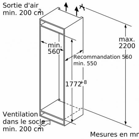 Réfrigérateur congélateur SIEMENS KI86NEDD0