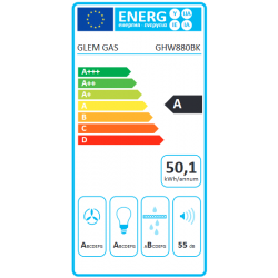 Hotte GLEM GHW880BK
