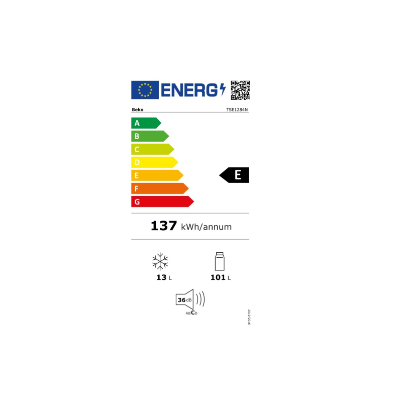 Réfrigérateur Une Porte BEKO TSE1284N