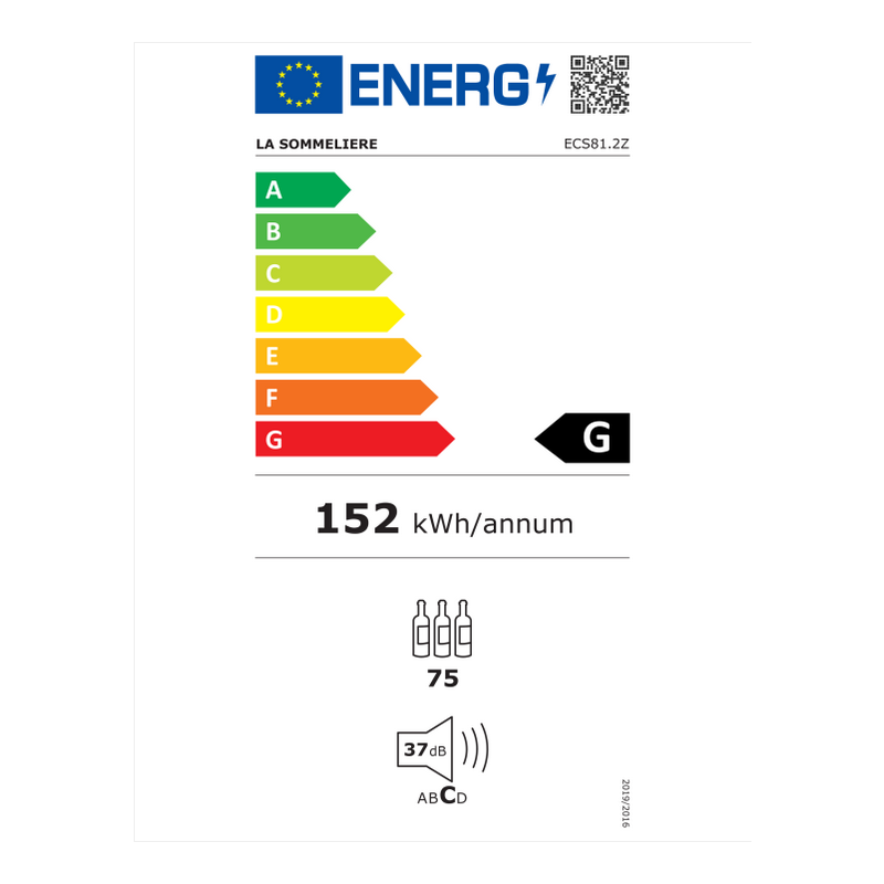 Cave à vin LA SOMMELIERE ECS81.2Z