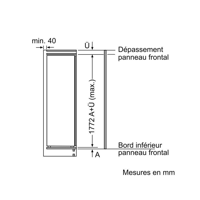 Réfrigérateur Une Porte BOSCH KIR81NSE0