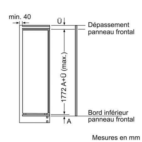 Réfrigérateur Une Porte BOSCH KIR81VFE0