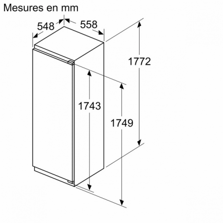 Réfrigérateur Une Porte BOSCH KIR81VFE0