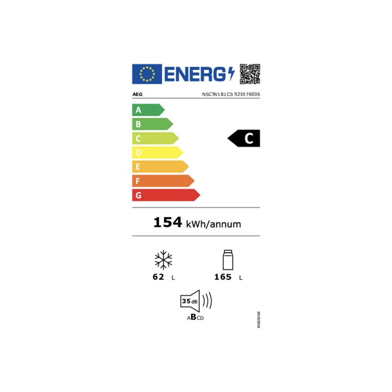 Réfrigérateur congélateur AEG NSC9V181CS
