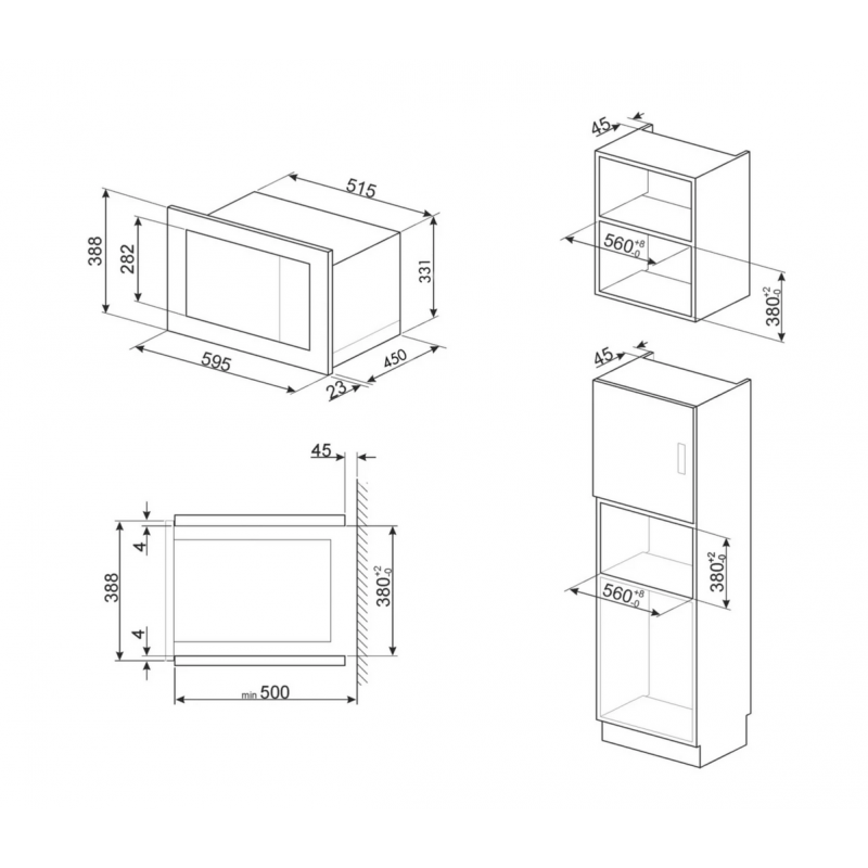 Micro ondes SMEG FMI625CN