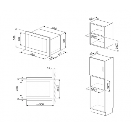 Micro ondes SMEG FMI625CN