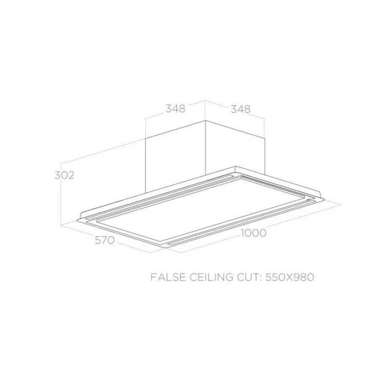 Hotte ELICA HILIGHT H30 WH 100 ( PRF0146246 )