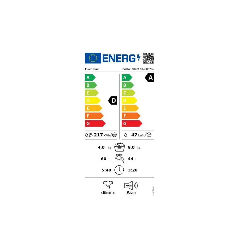 Lave Linge ELECTROLUX EW8W1684BI