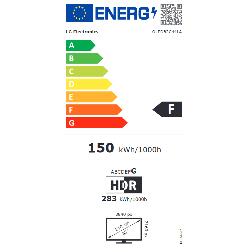 Télévision LG OLED83C44LA