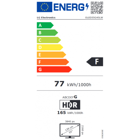 Télévision LG OLED55G45LW