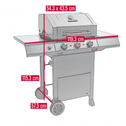 Barbecue CHAR-BROIL PERFORMANCE CORE B3CART