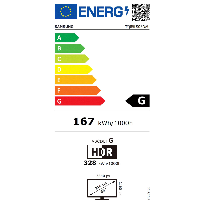 Télévision SAMSUNG TQ85LS03D