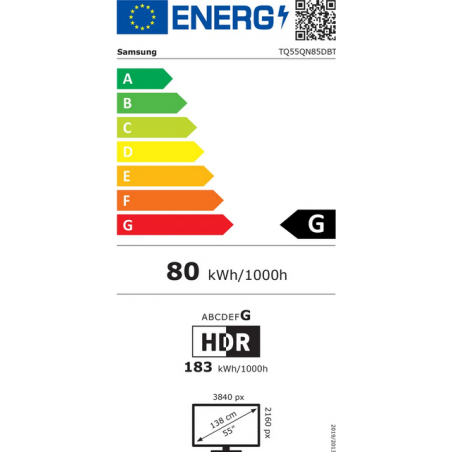 Télévision SAMSUNG TQ55QN85D