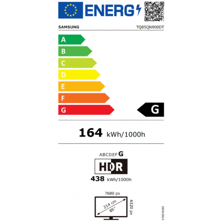 Télévision SAMSUNG TQ85QN900D