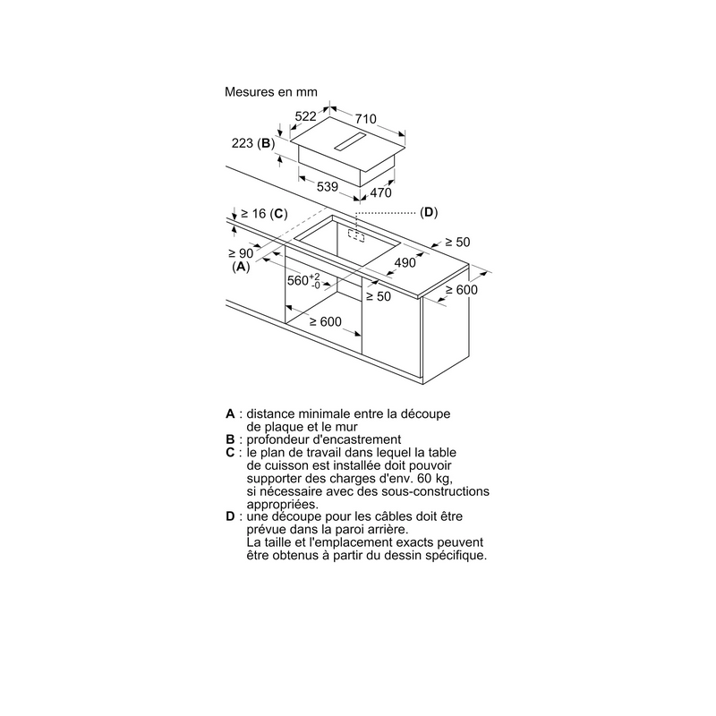 Plaque de cuisson BOSCH PVQ711H26E