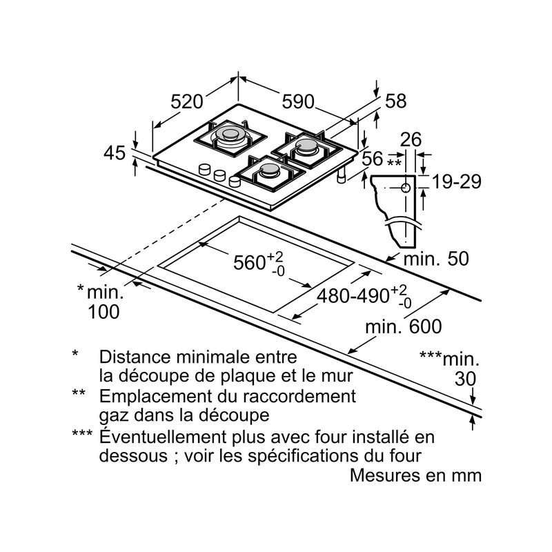 Plaque de cuisson BOSCH PPC6A6B10