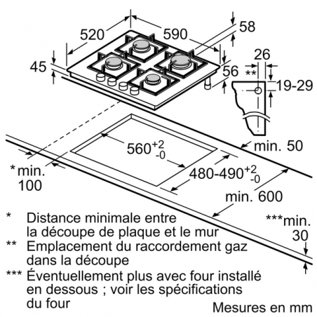 Plaque de cuisson BOSCH PPP6A6B20