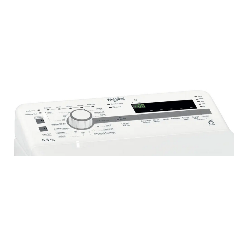 Lave Linge WHIRLPOOL TDLR65231FRN