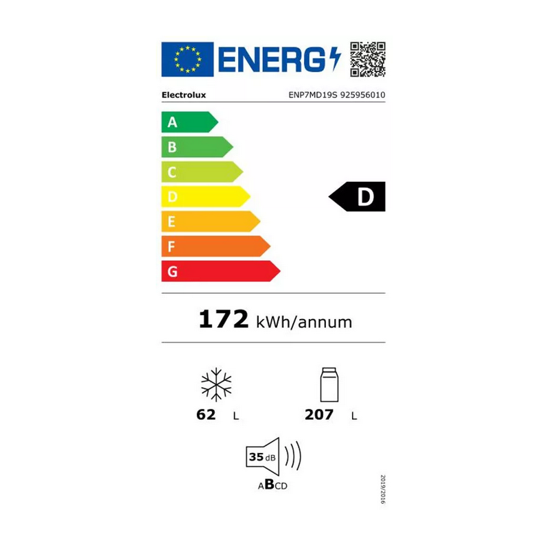 Réfrigérateur congélateur ELECTROLUX ENP7MD19S