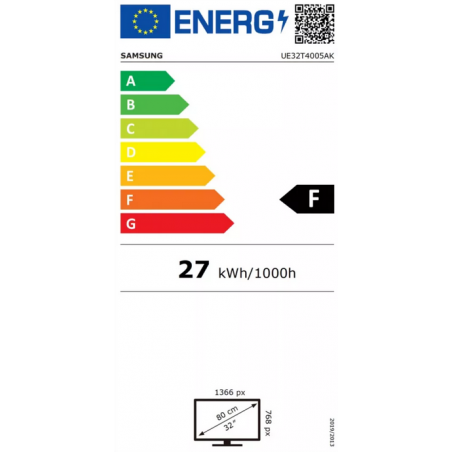 Télévision SAMSUNG UE32T4005AK