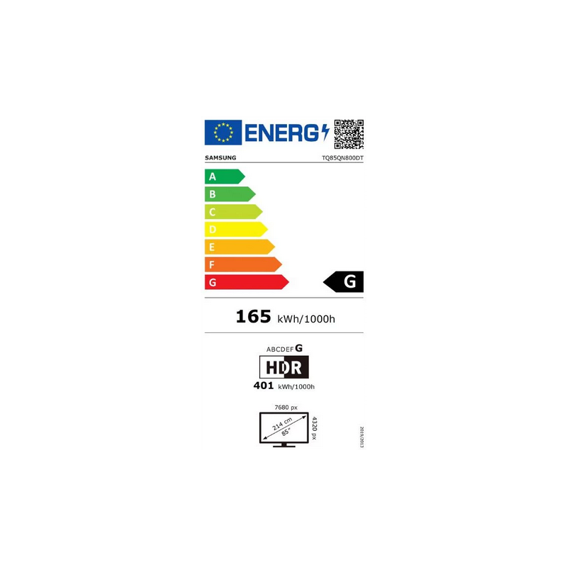 Télévision SAMSUNG TQ85QN800D